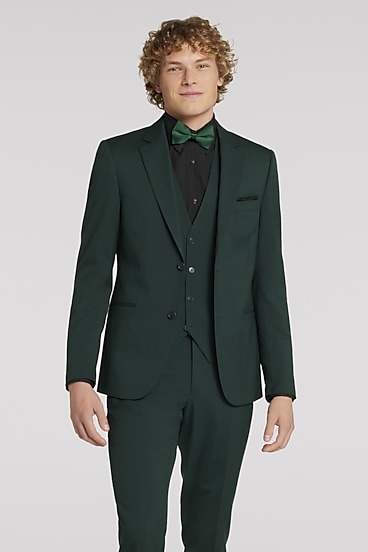Awearness Kenneth Cole  Performance Wool Green Suit