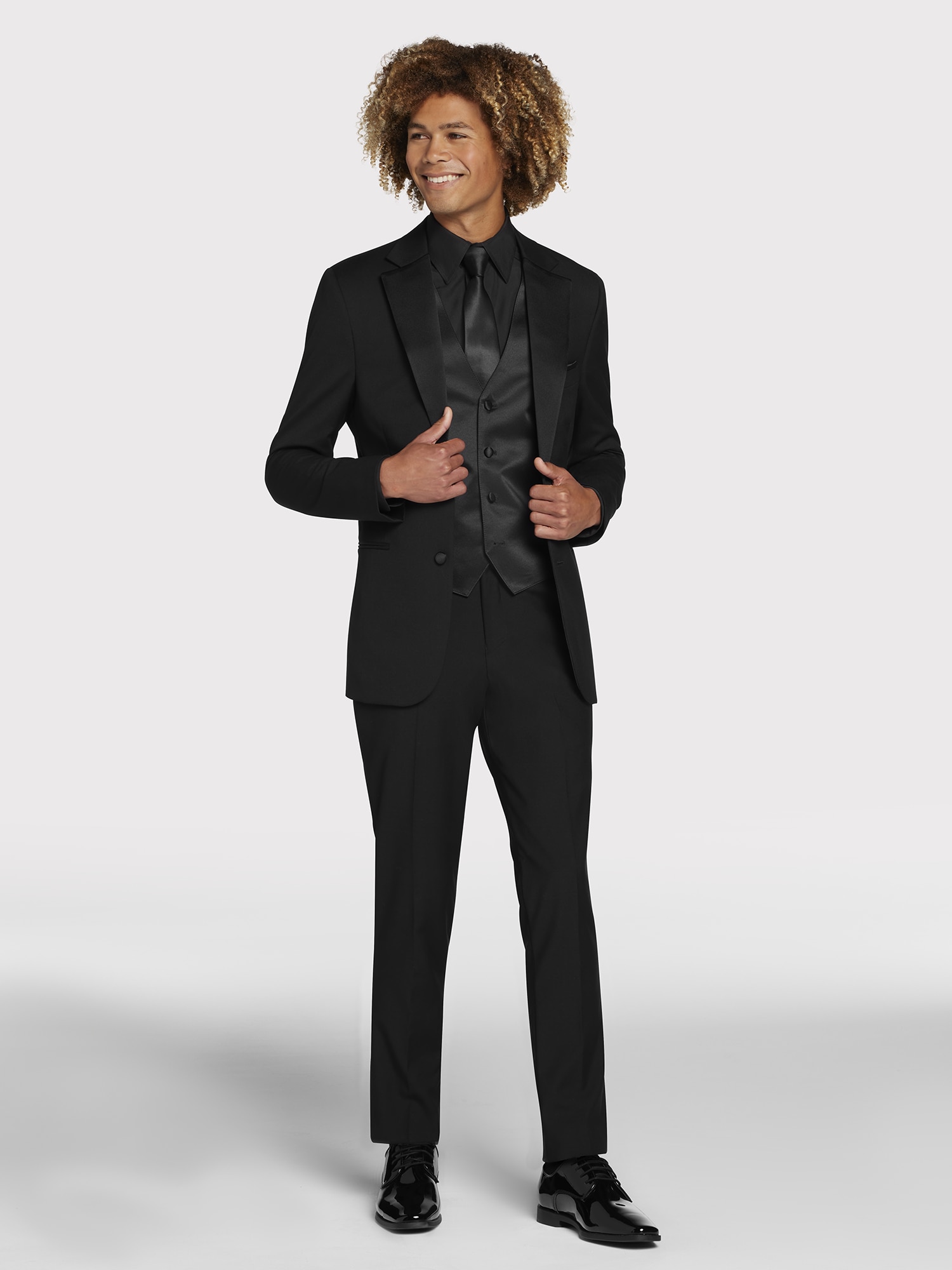 Pronto Uomo Black Notch Lapel Tuxedo