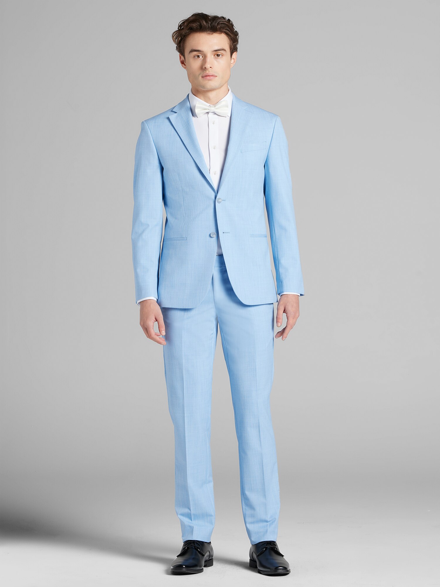 Egara Chambray Blue Suit