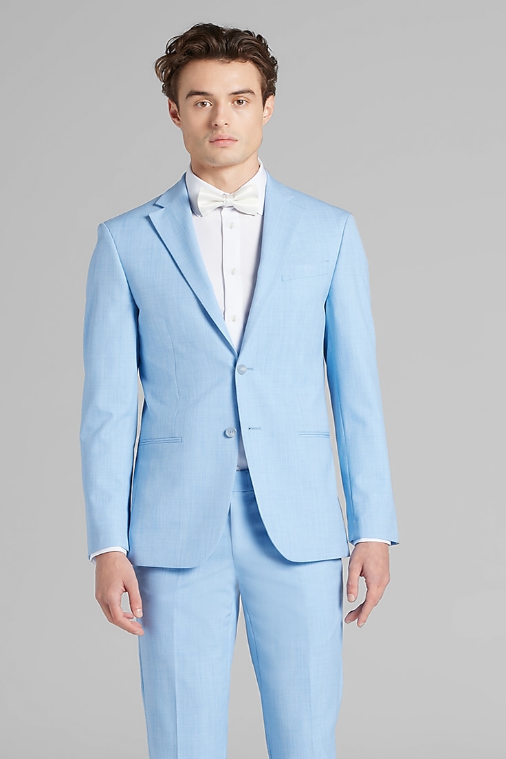 Egara Chambray Blue Suit
