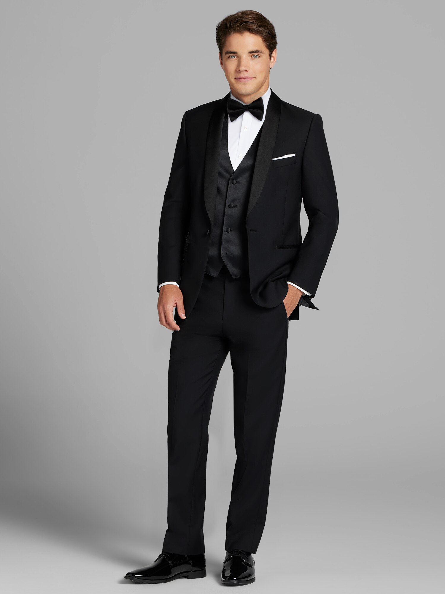 Calvin Klein Black Shawl Lapel Tux