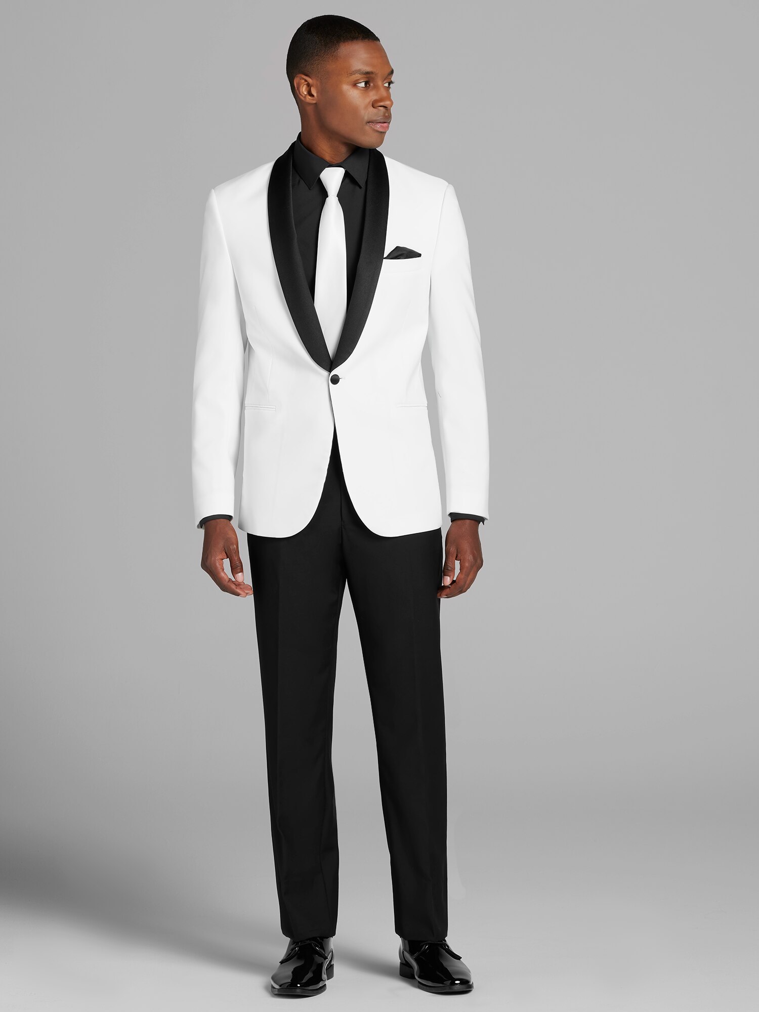 Calvin Klein White Dinner Jacket Tux
