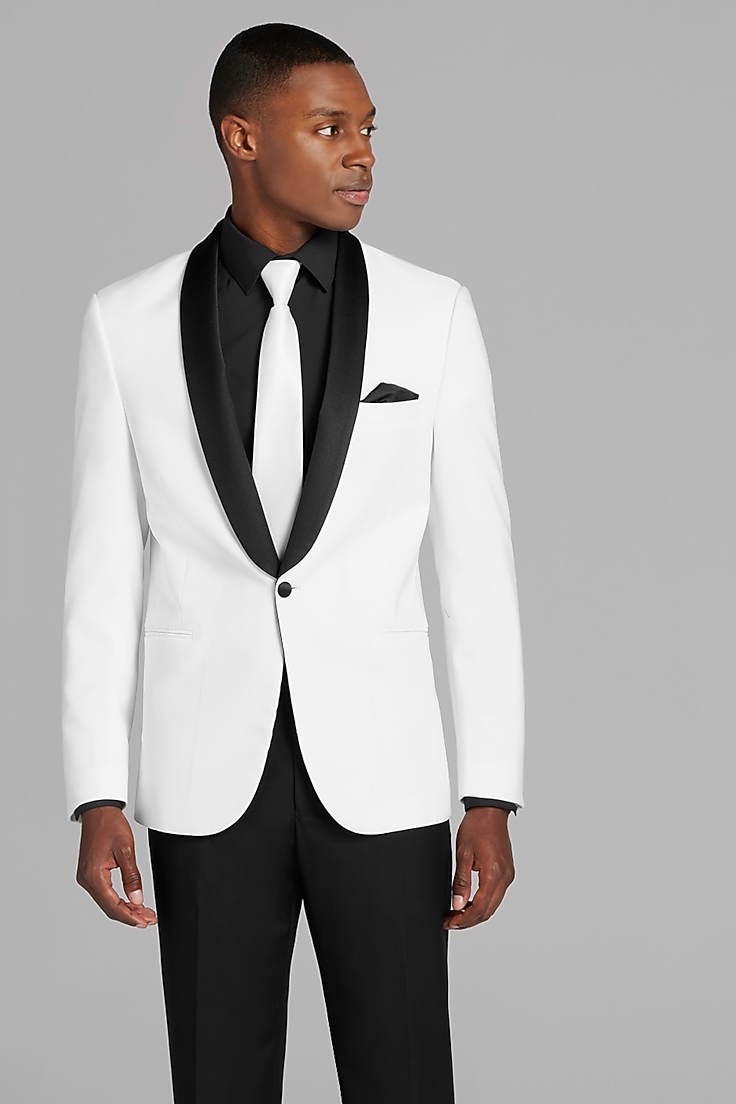 Calvin Klein White Dinner Jacket Tux