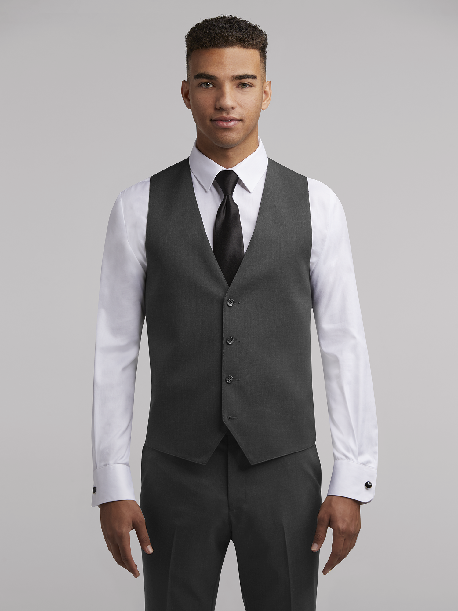 Charcoal Performance Suit by Calvin Klein