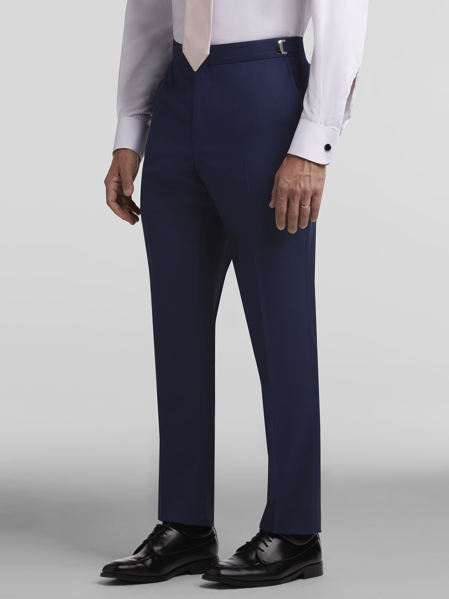 Blue Notch Lapel Suit, Black by Vera Wang