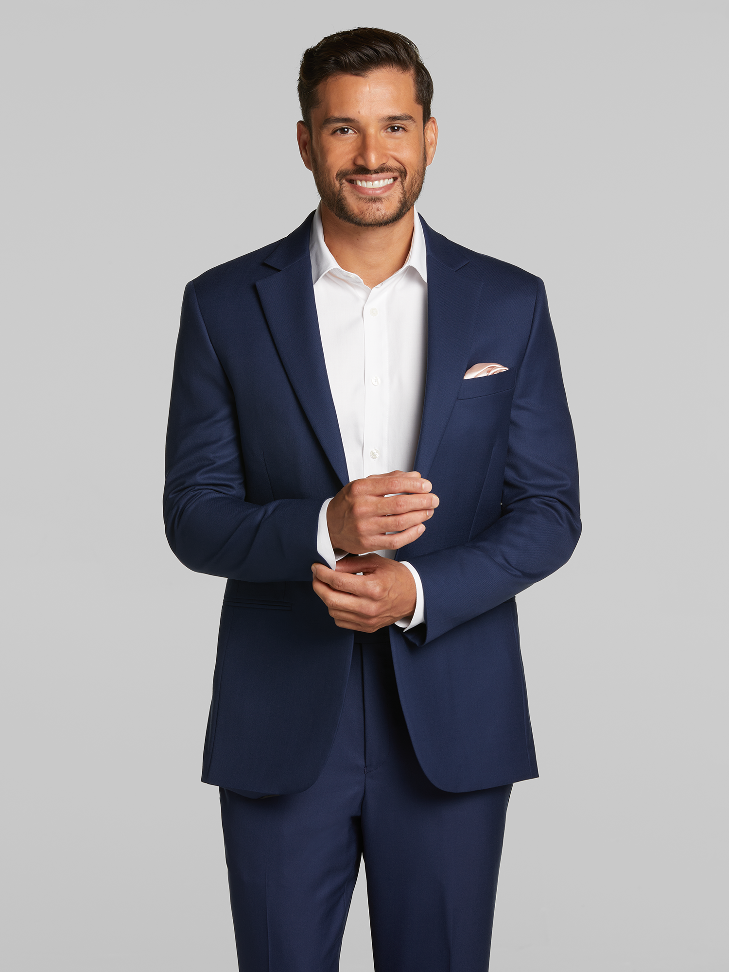 Blue Performance Wedding Suit By Calvin Klein Suit Rental, 53% OFF