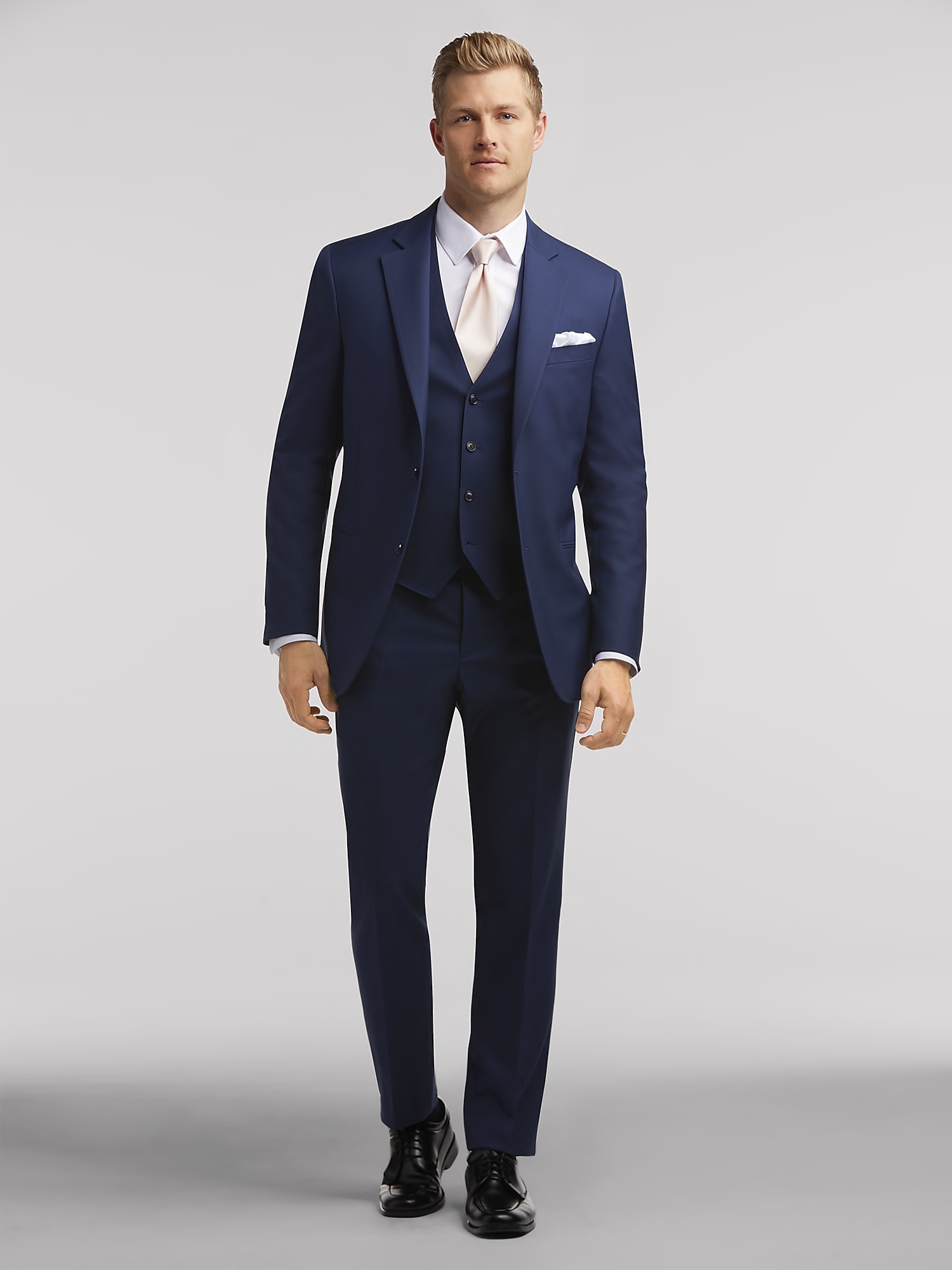 Blue Notch Lapel Suit| Black by Vera Wang | Suit Rental