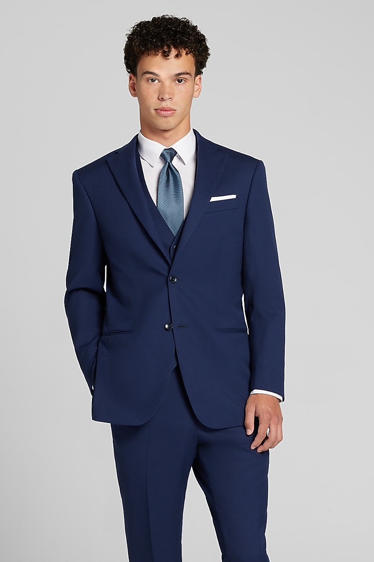 Pronto Uomo Navy Suit