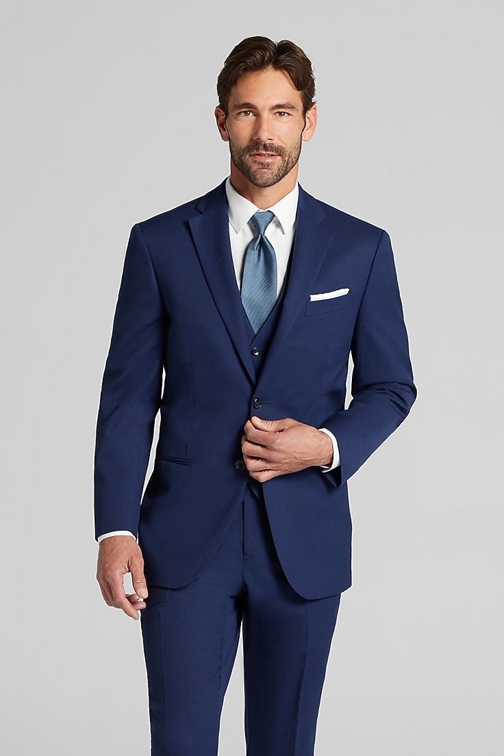 Pronto Uomo Navy Suit